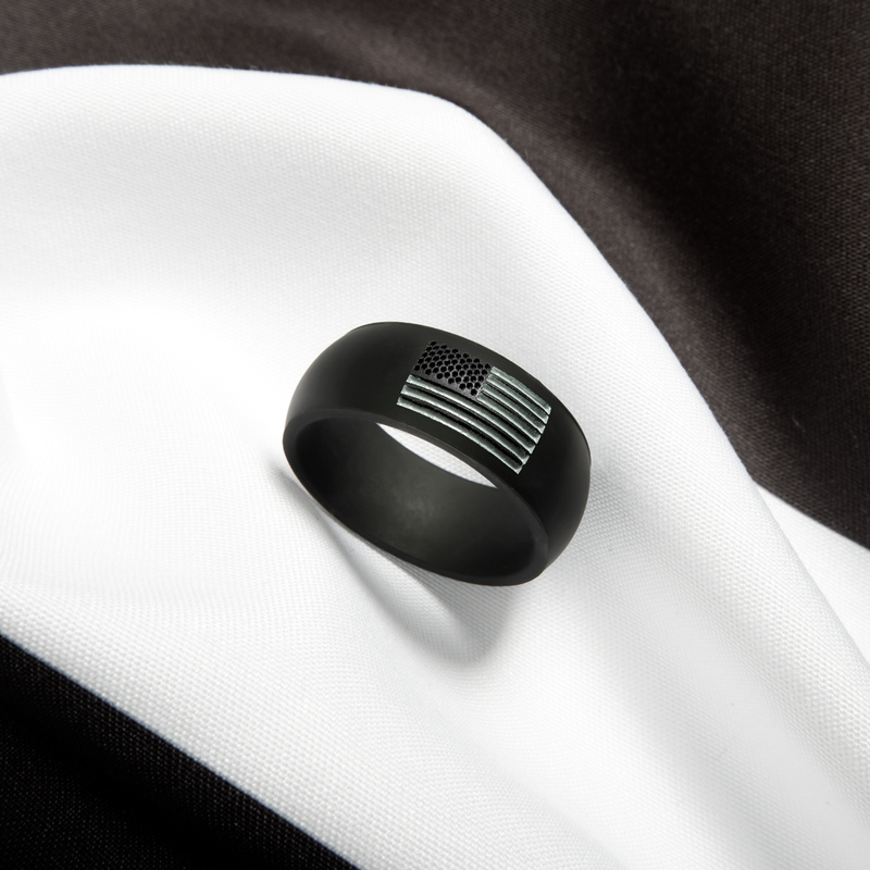 Men's American Flag Classic Ring - Image 3