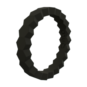 Women's Stackable Chevron Silicone Ring