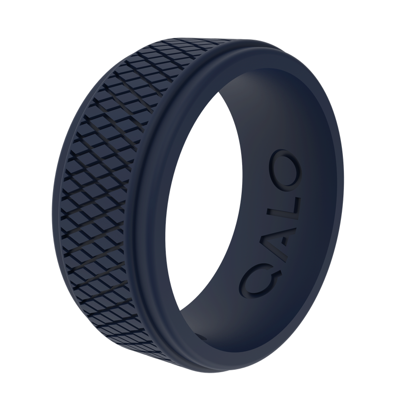 Men's Crosshatch Q2X? Silicone Ring - Image 4