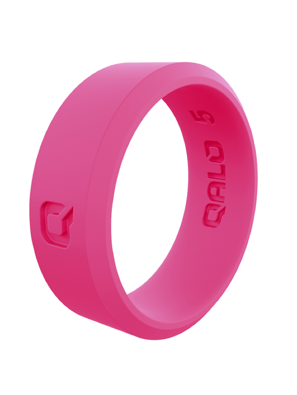 Pink Modern Silicone Ring