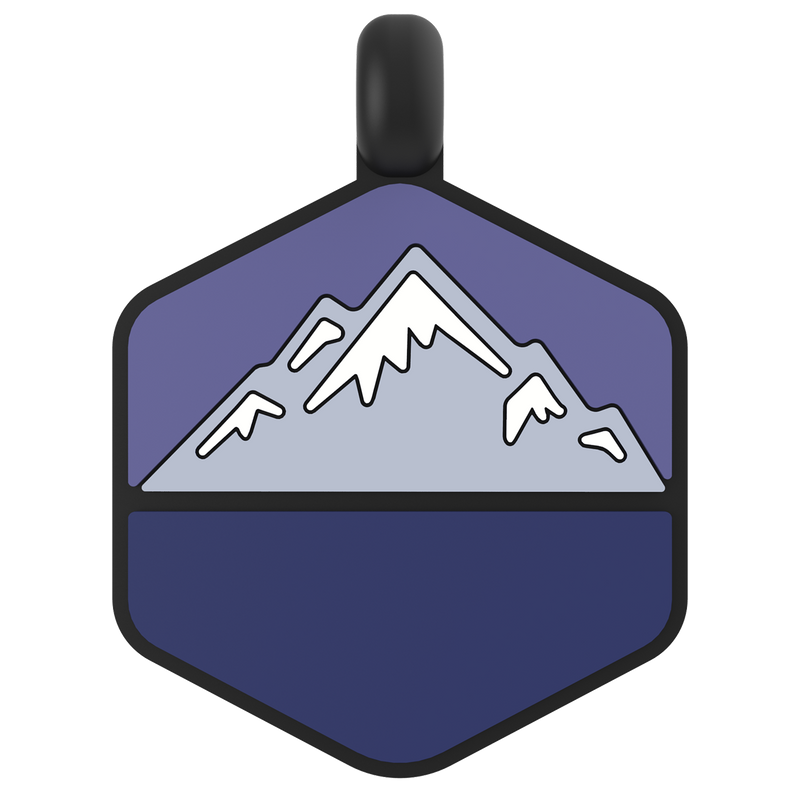 Mountain Silicone Dog ID Tag - Image 4