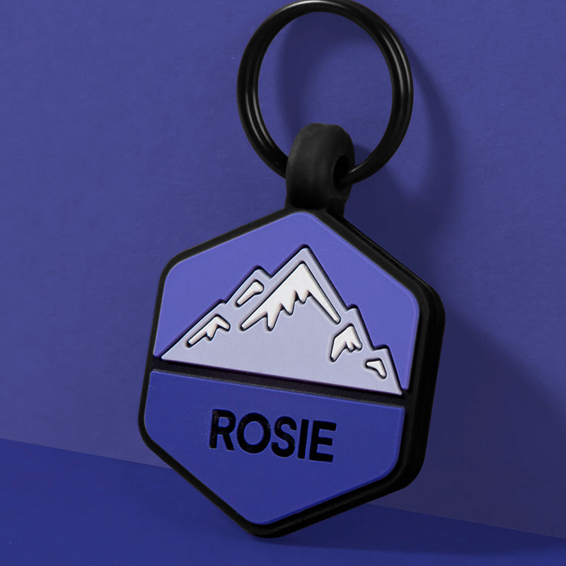 Mountain Silicone Dog ID Tag - Image 3