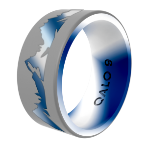 Men's Metallic Frostline Ridge Strata Ring