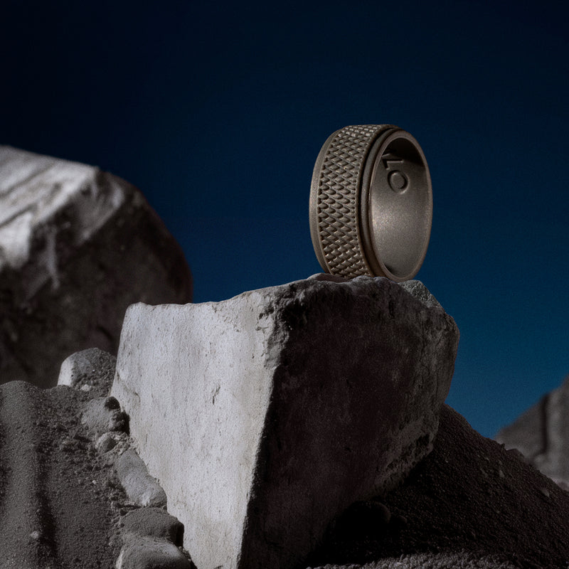 Men's Crosshatch Q2X? Silicone Ring - Image 3