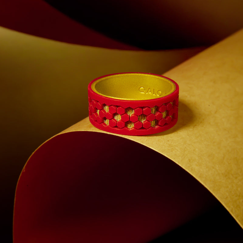 Men's Soccer Strata Ring - Image 6