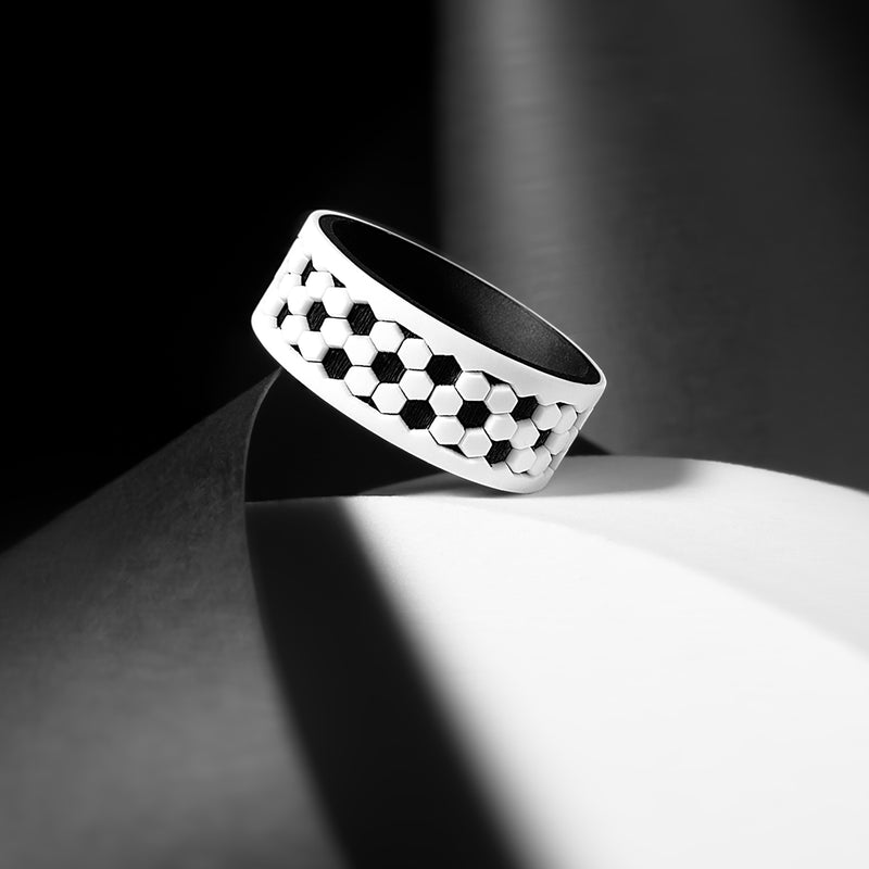 Men's Soccer Strata Ring - Image 3
