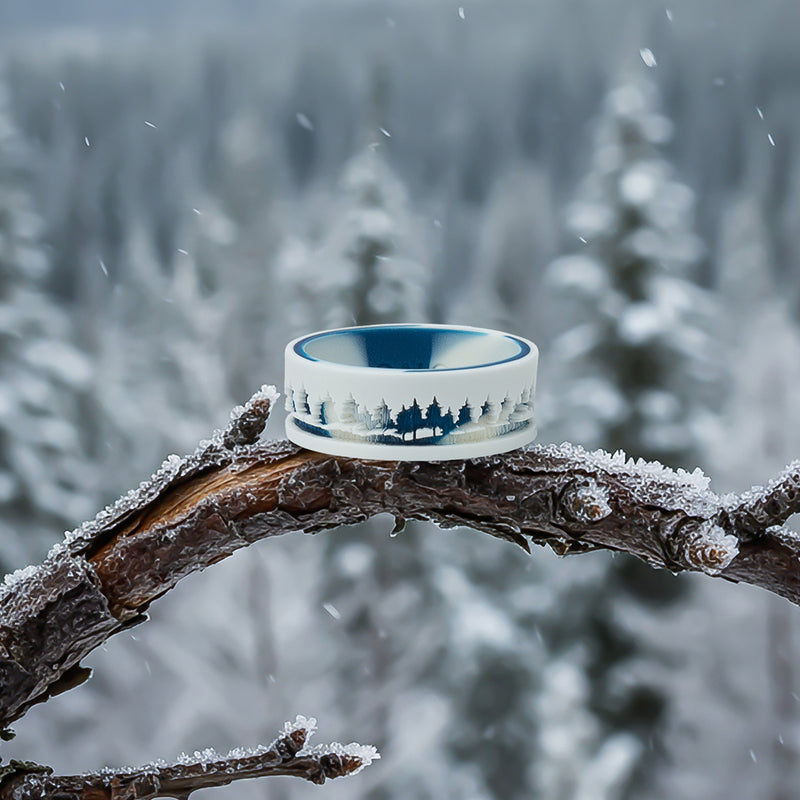 Men's Whispering Pines Strata Ring - Image 3