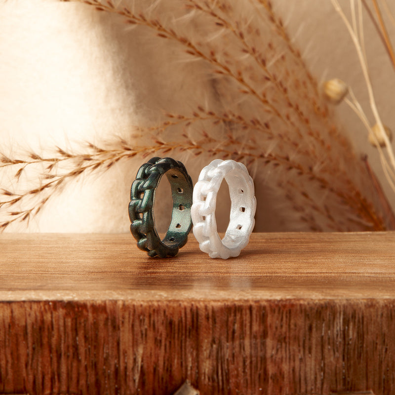 Women's Eva Shockey Metallic Chain Ring - Image 3