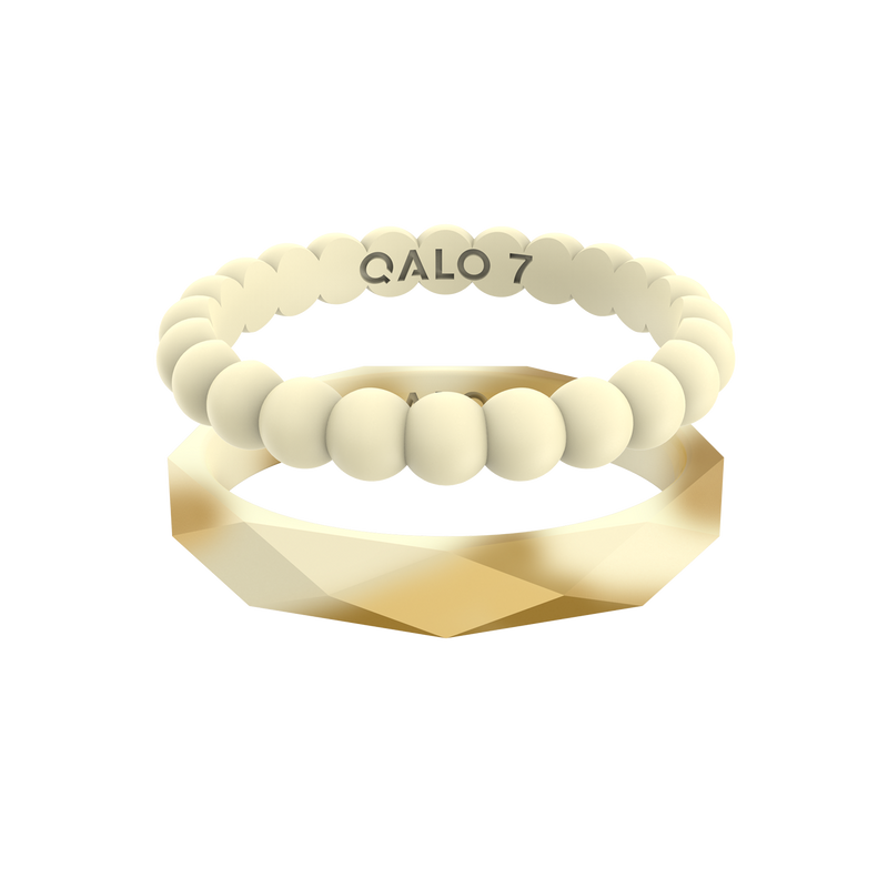 Women's Eva Shockey Dawn Bead/Geo Stack Ring - Image 2