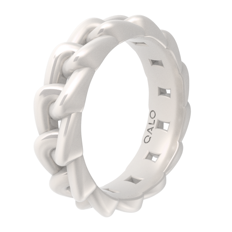 Women's Eva Shockey Metallic Chain Ring - Image 5