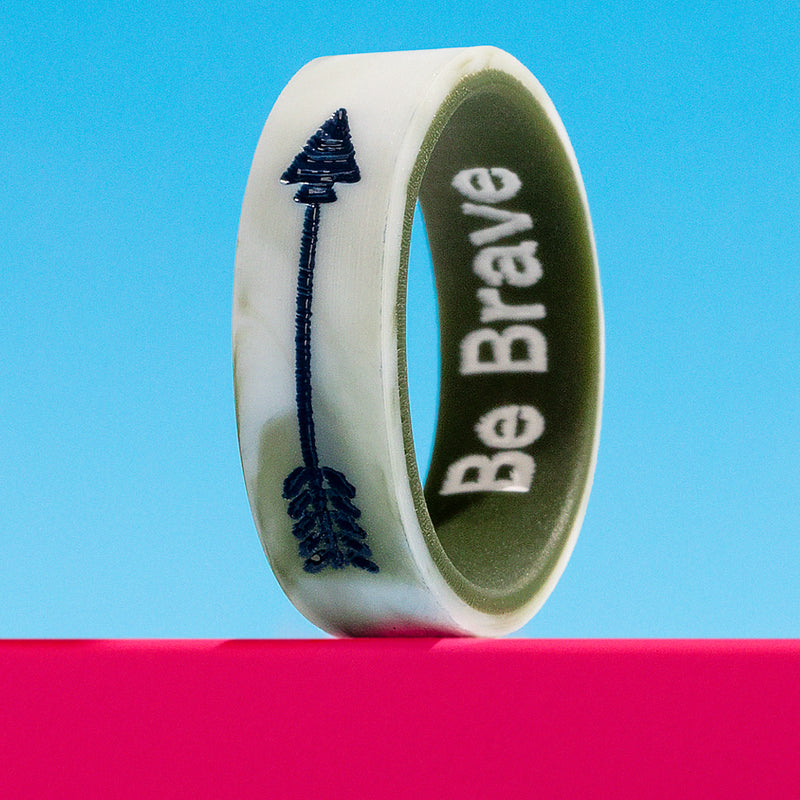 Women's Be Brave Forest Switch Ring - Image 4