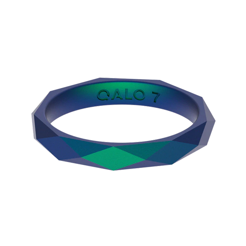 Women's Holographic Geo Stackable Silicone Ring - Image 6