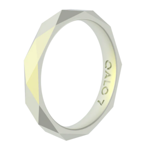 Women's Holographic Geo Stackable Silicone Ring