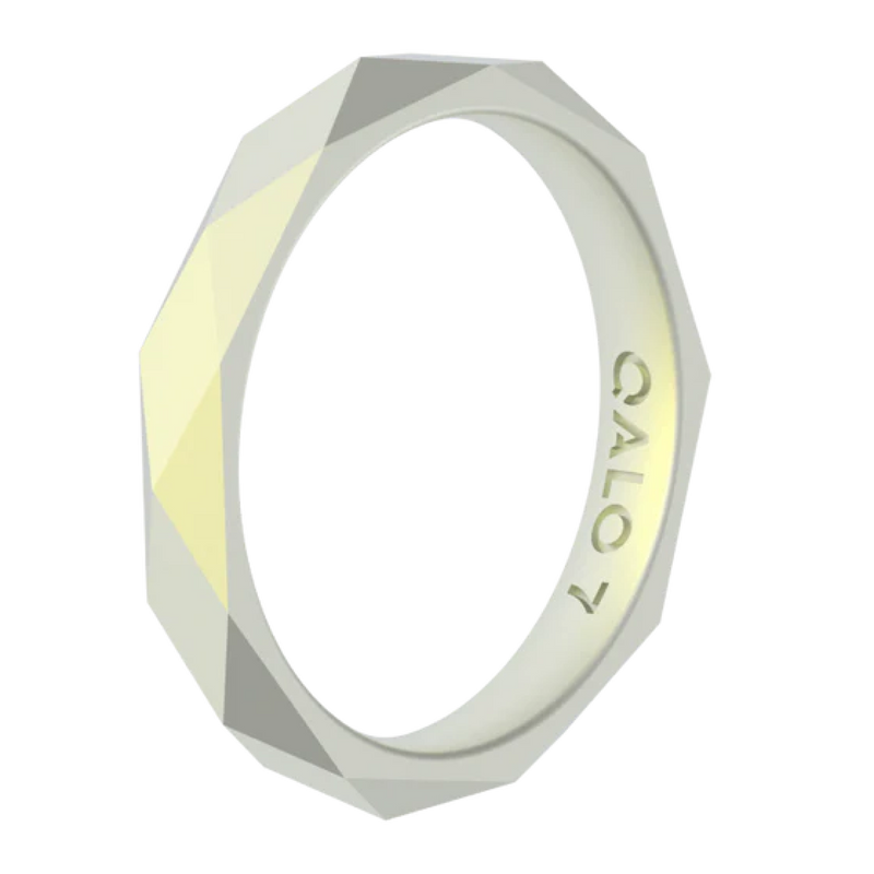 Women's Holographic Geo Stackable Silicone Ring