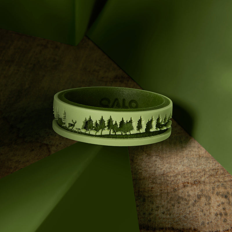 Women's Deer Sighting Strata Ring - Image 5