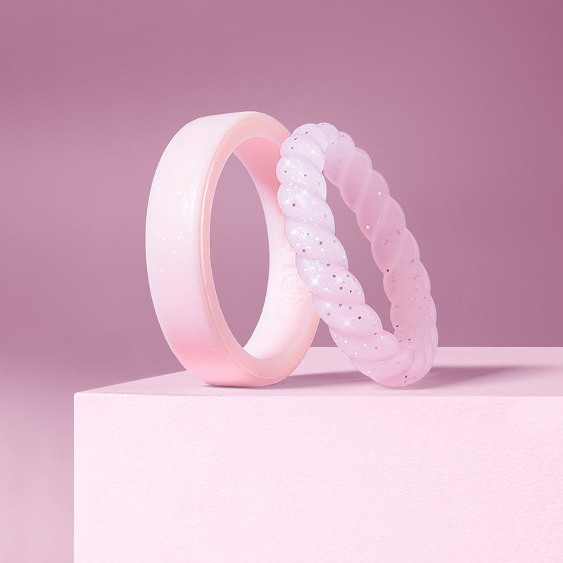Women's Jelly Twist Stackable Ring - Image 3