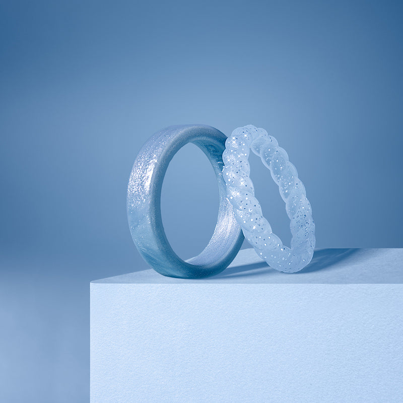 Women's Jelly Twist Stackable Ring - Image 6
