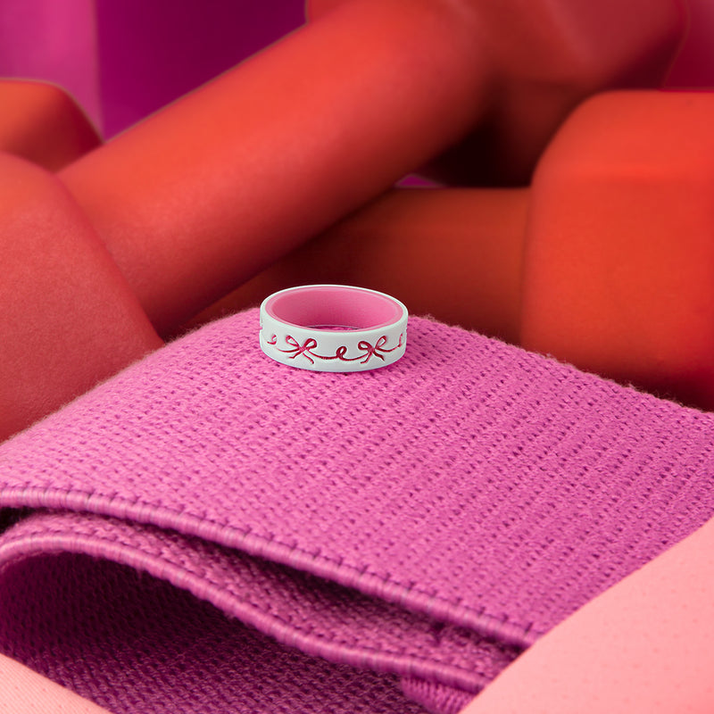 Women??s Coquette Bow Strata Ring - Image 4