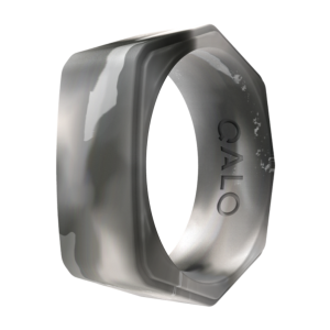 Men's Natural Stone Lake Silicone Ring
