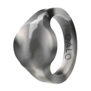 Men's Natural Stone Signet Silicone Ring