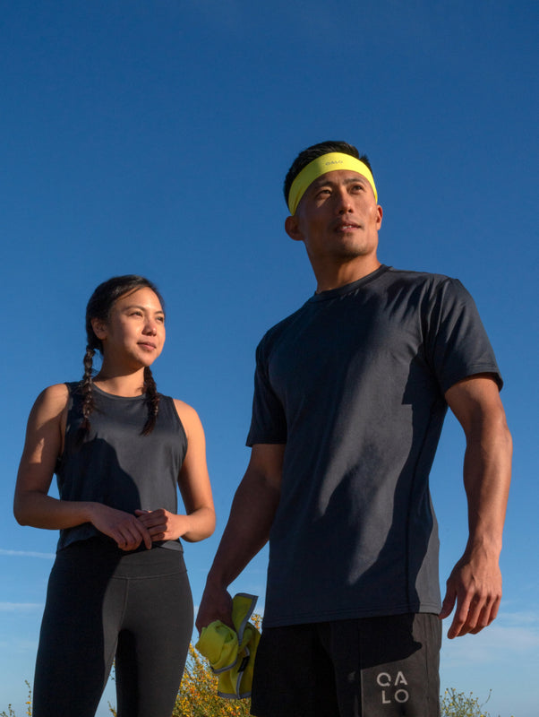 QALO Men's Slate Grey Born Primitive Athleisure Tee - Image 2