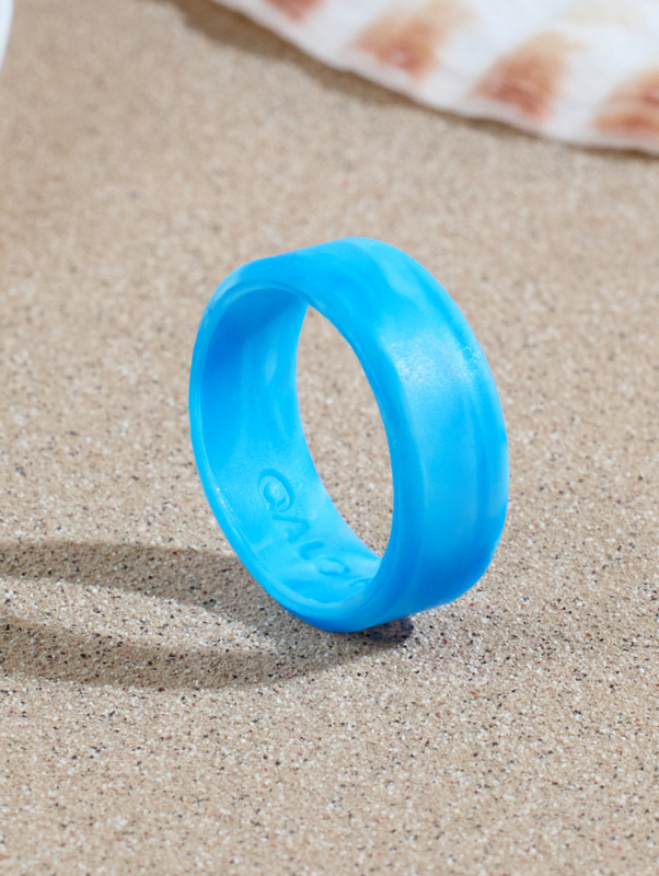 Men's Bioluminescent Modern Silicone Ring - Image 4