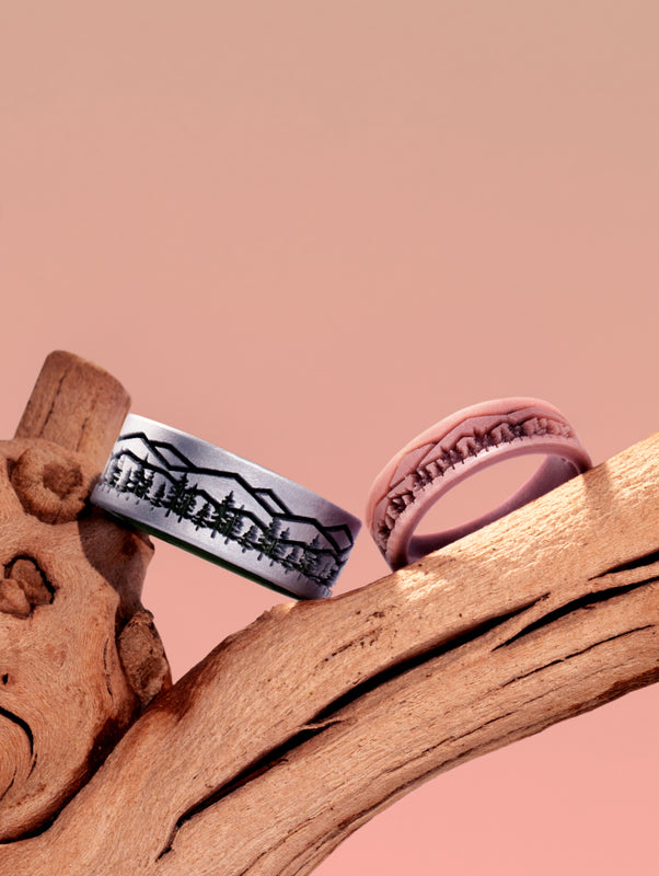 Women's Eva Shockey Smoky Mountains Silicone Ring - Image 3