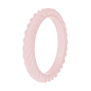Women's Stackable Braid Silicone Ring