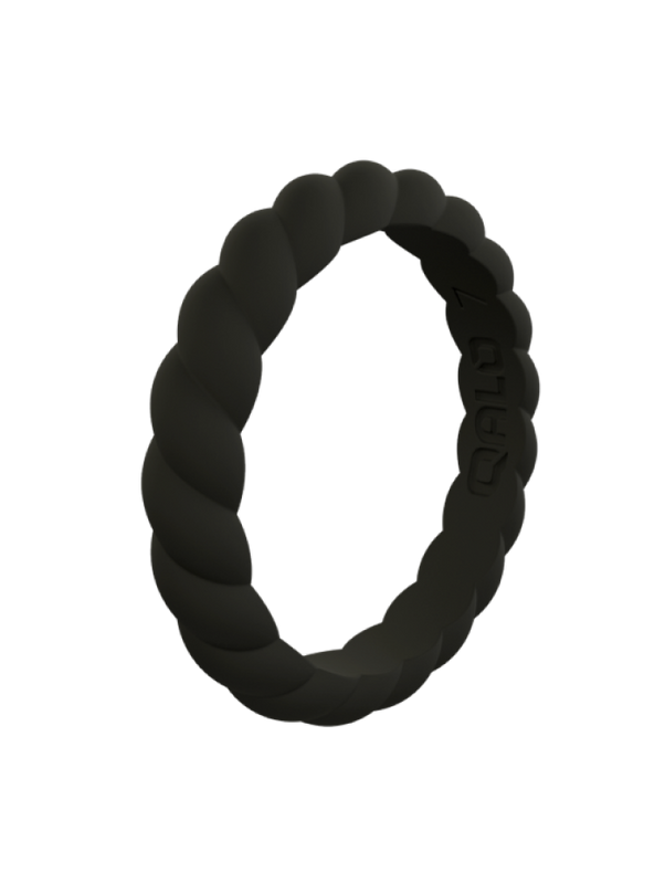 Women's Stackable Twist Silicone Ring