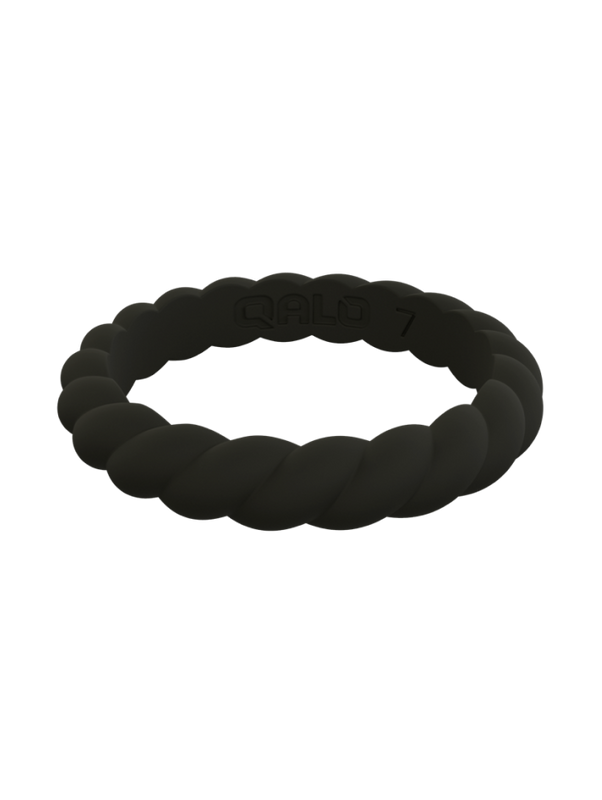 Women's Stackable Twist Silicone Ring - Image 2