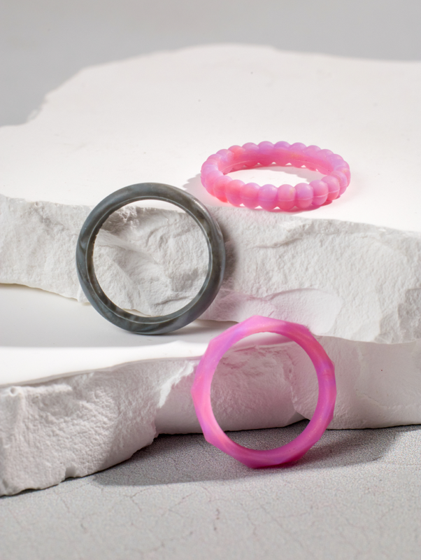Women's Natural Stone Triple Stack - Image 3