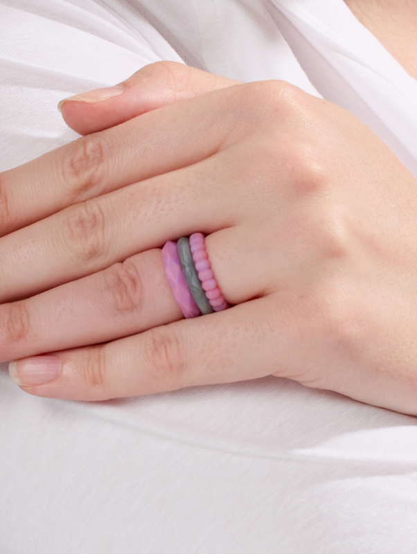 Women's Natural Stone Triple Stack - Image 4