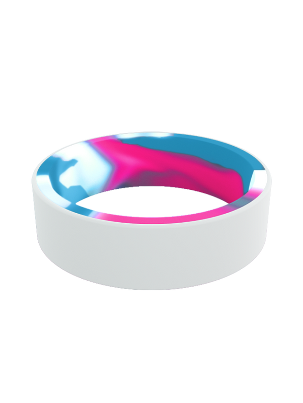 Switch Wodapalooza Tie-Dye/White Silicone Ring - Image 2