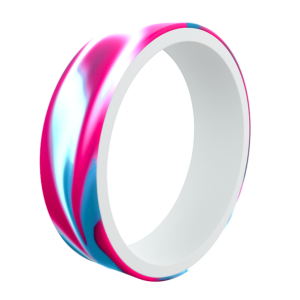 Switch Wodapalooza Tie-Dye/White Silicone Ring