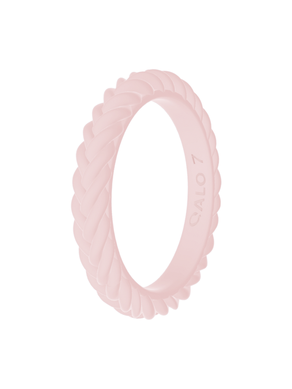Women's Stackable Braid Silicone Ring - Image 3