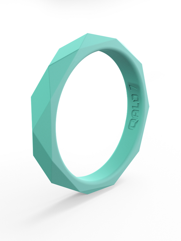 Women's Stackable Geo Silicone Ring - Image 3