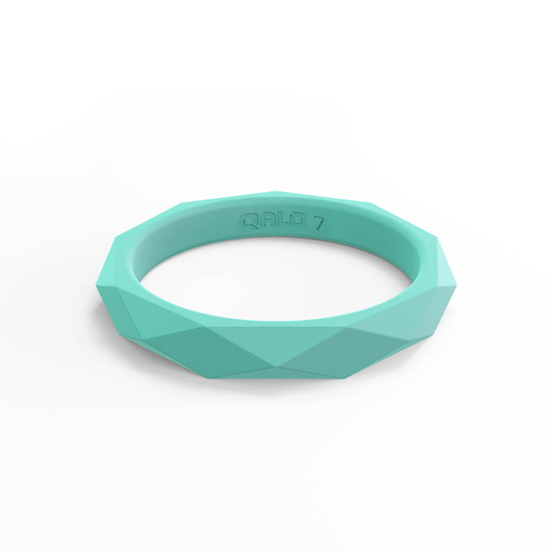 Women's Stackable Geo Silicone Ring - Image 4