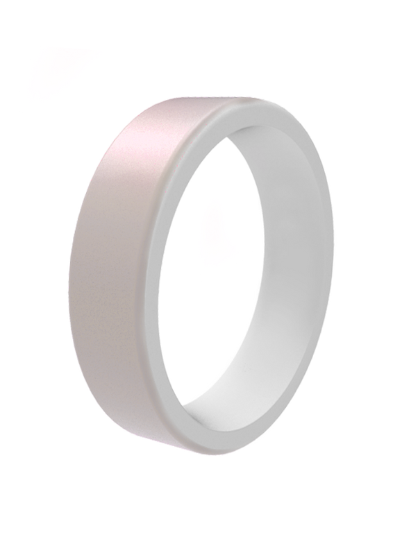 Women's Holographic Switch Reversible Silicone Ring