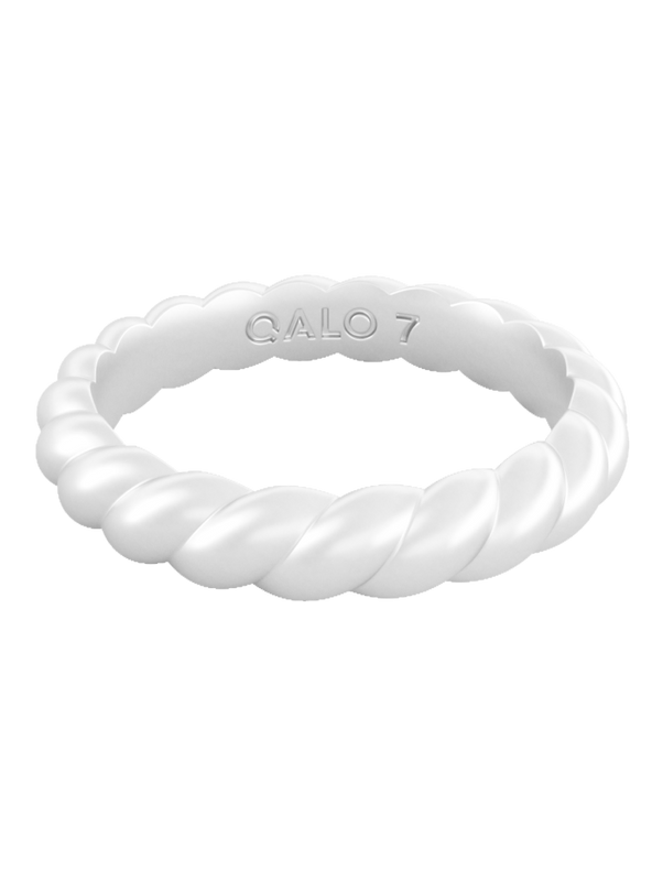 Women's Metallic Twist Stackable Silicone Ring - Image 2
